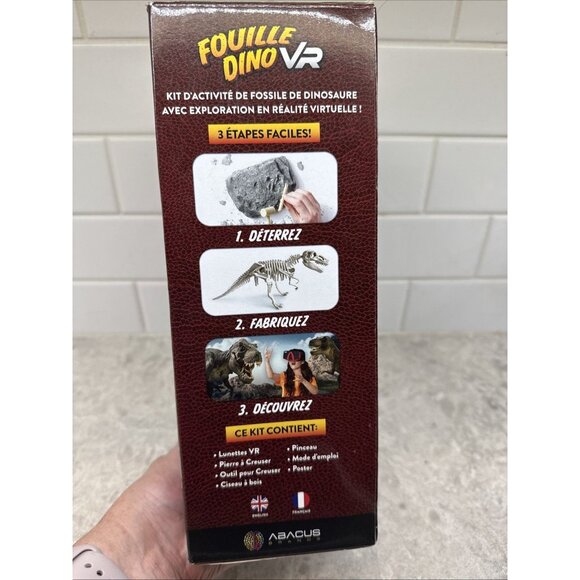 Abacus Brands Dino Dig Vr Goggles for Mobile Virtual Reality Kids Science Kit - Picture 5 of 6